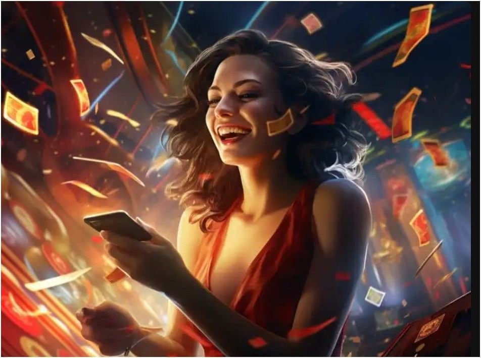 Người dùng chơi game slot trên điện thoại với giao diện tiếng Việt rõ ràng